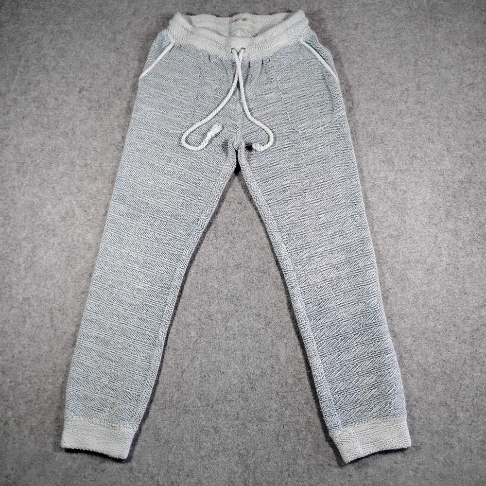 Faherty Womens Blue Whitewater Knit Joggers Sweatpants WBC0006-WWT Size S